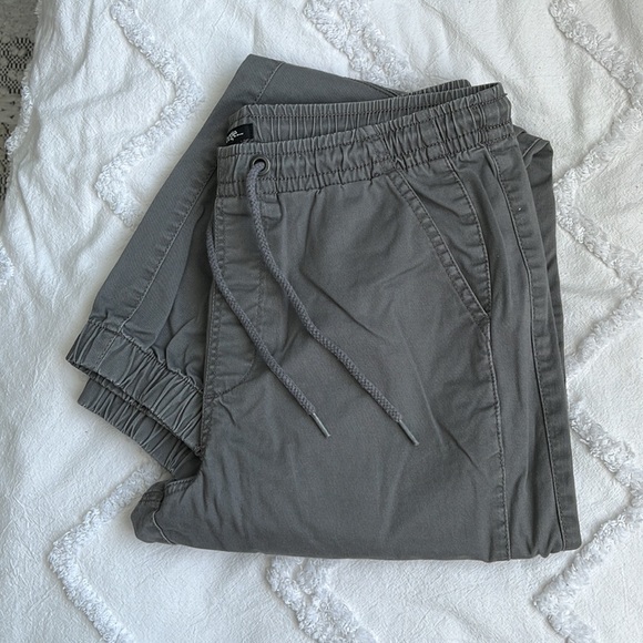 Grey Moto Style Cuffed Ankle Pants - Picture 8 of 8